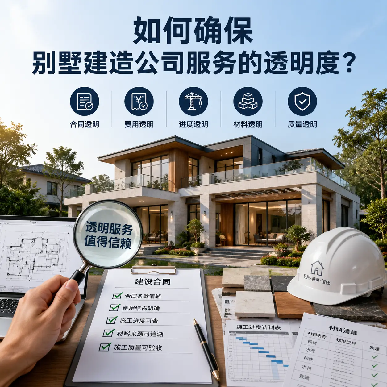 在 黎平 如何确保别墅建造公司服务的透明度？