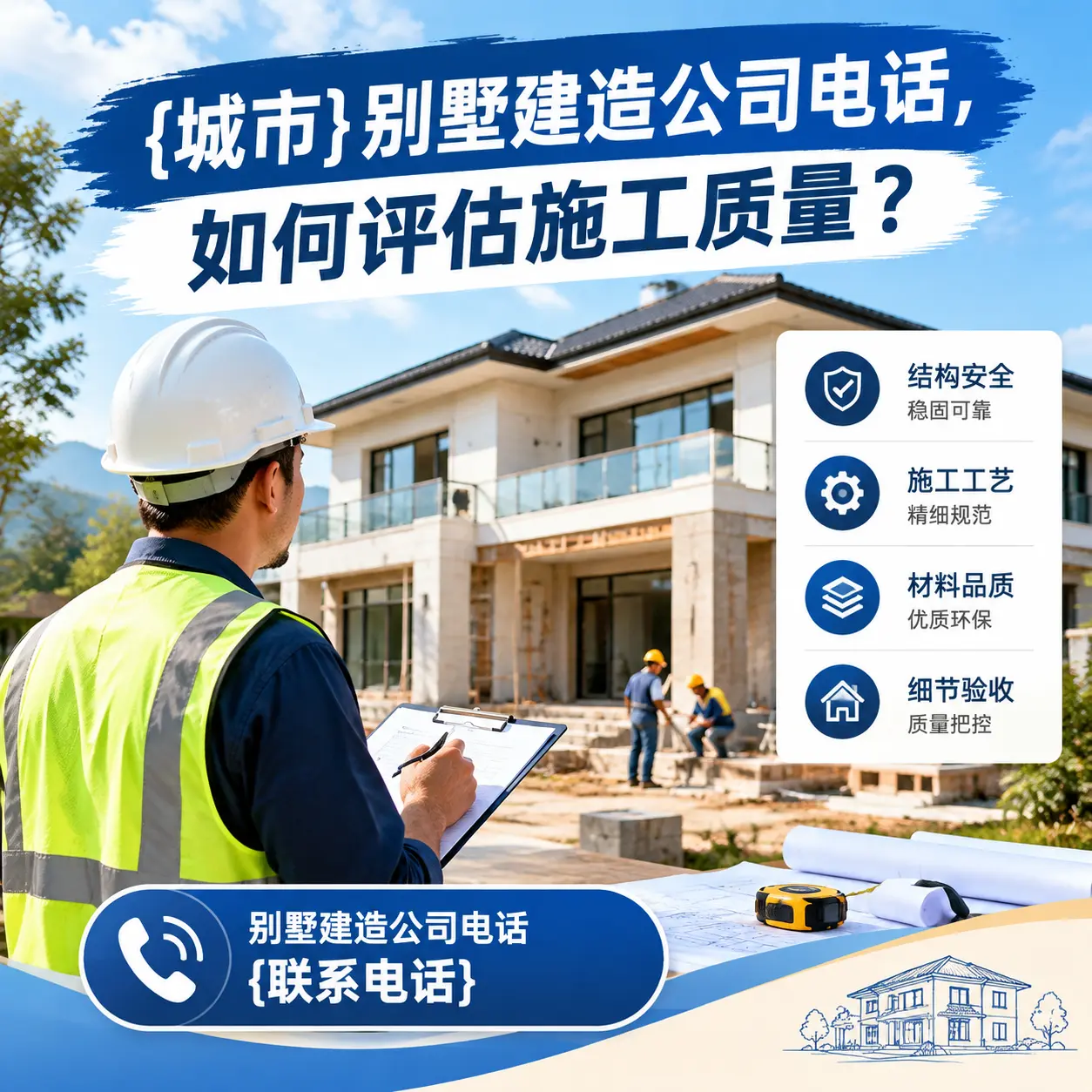 黎平别墅建造公司电话，如何评估施工质量？
