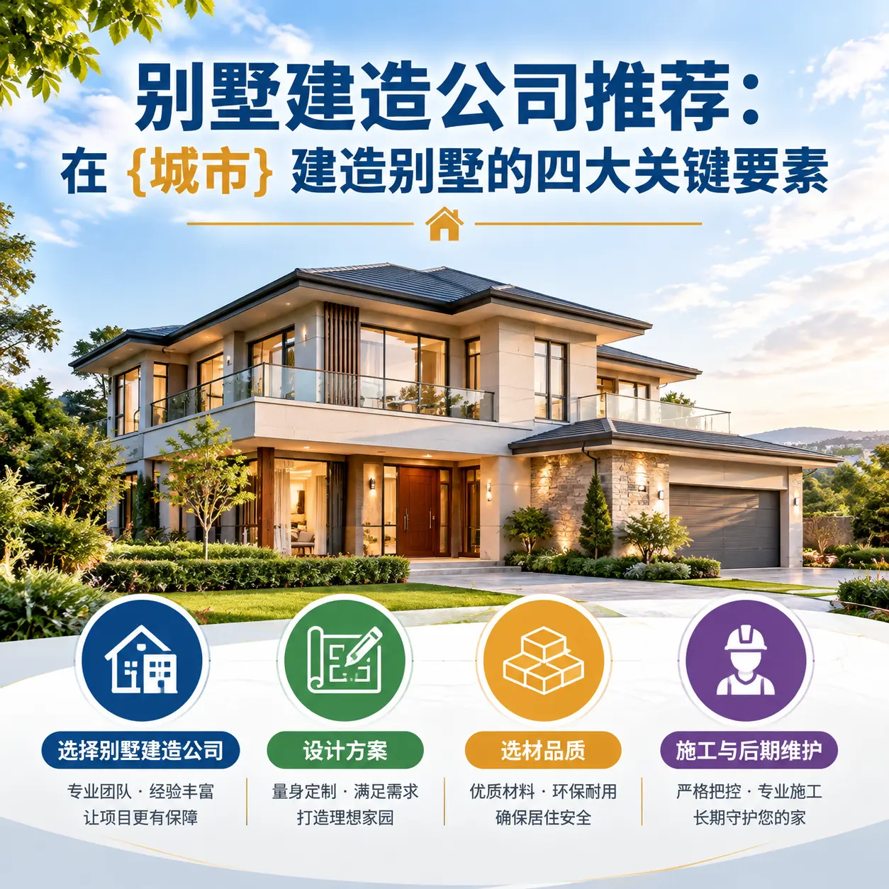 别墅建造公司推荐:在 黎平 建造别墅的四大关键要素
