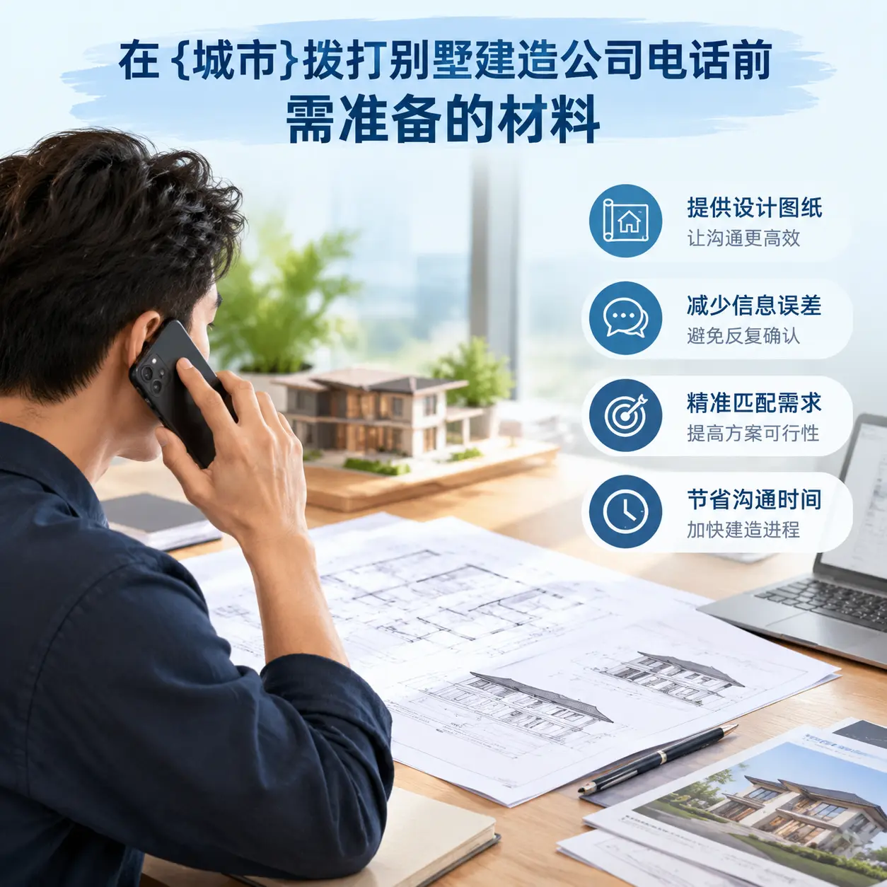 在黎平拨打别墅建造公司电话前需准备的材料