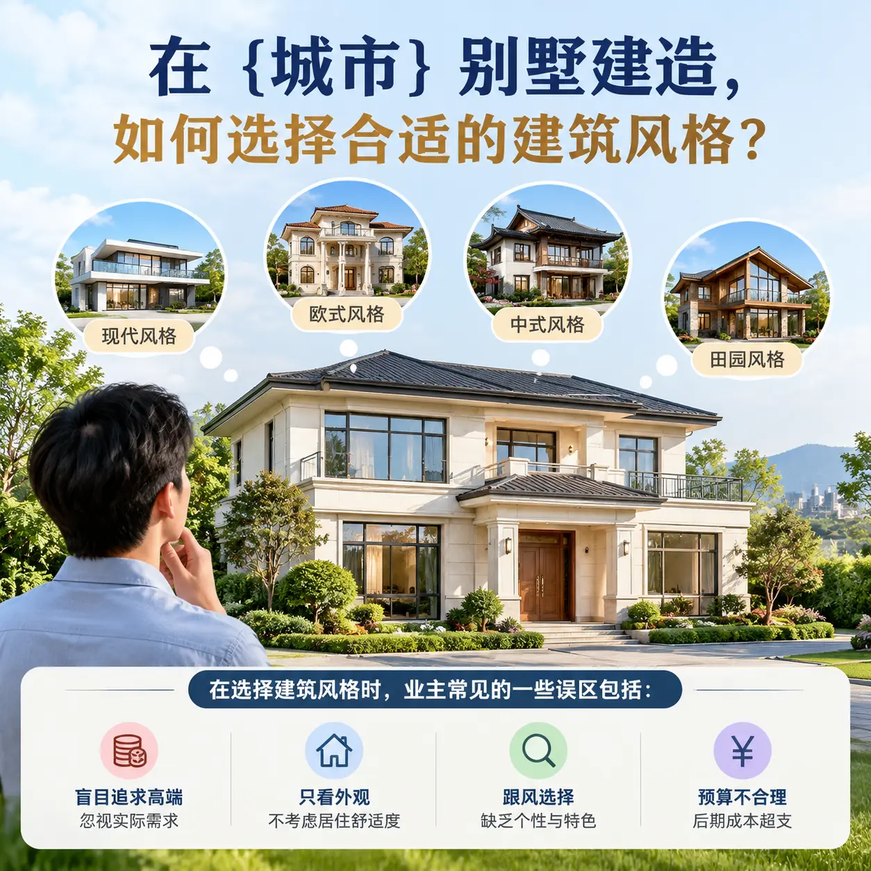 在 黎平 别墅建造，如何选择合适的建筑风格？