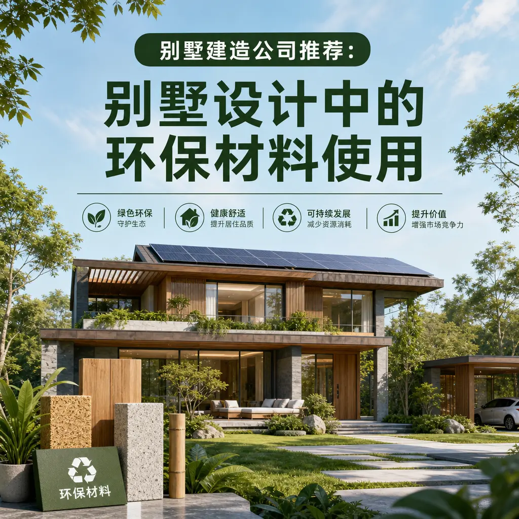 别墅建造公司推荐: 黎平 别墅设计中的环保材料使用
