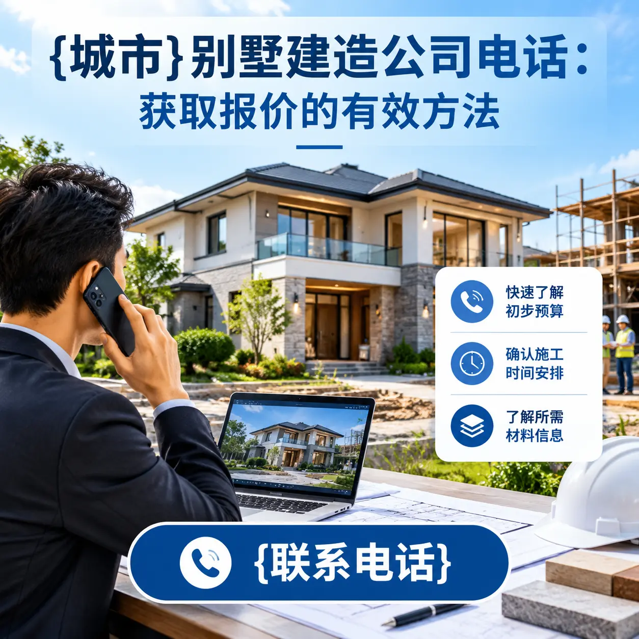黎平别墅建造公司电话:获取报价的有效方法